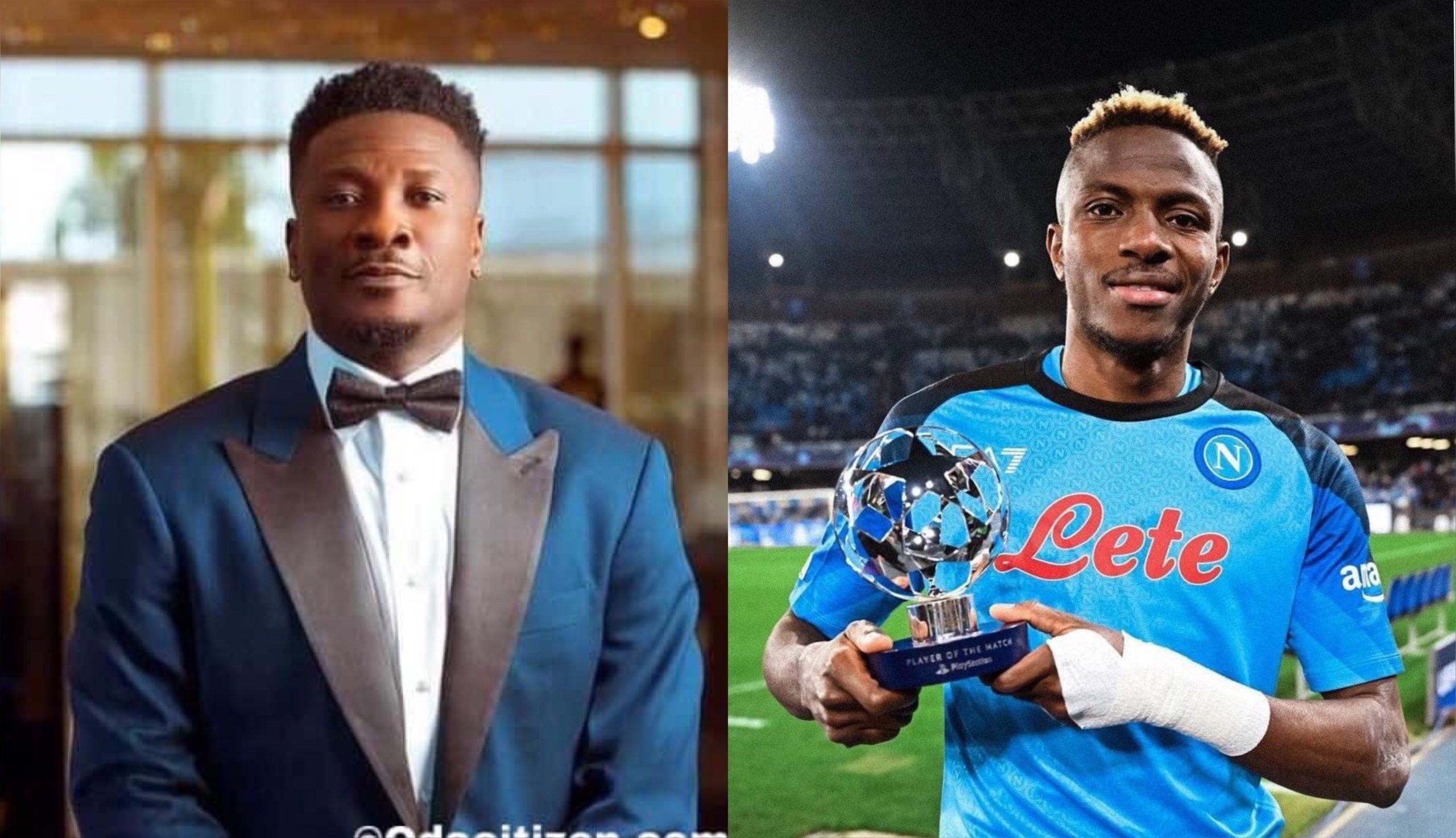 Asamoah Gyan Believes Osimhen Should Win African Footballer of the Year Award