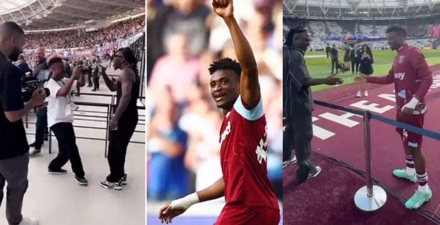 Stonebwoy’s Reaction to Kudus Debut Premier League Goal goes viral