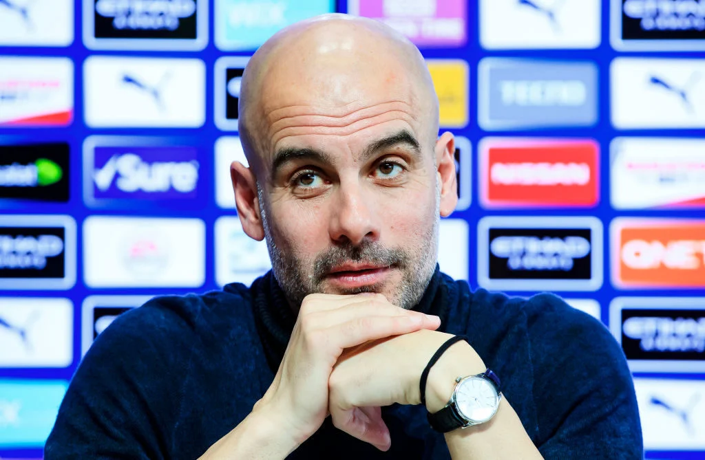 There is more chance of me staying when Manchester City are relegated than winning the league, says Pep Guardiola.
