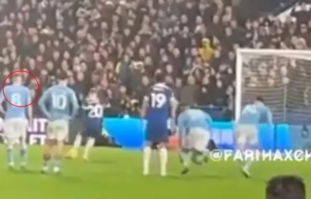 Mateo Kovacic caught on camera celebrating Chelsea’s 4th goal against Man City