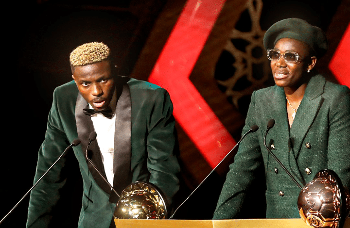We are masters of the continent - Nigerians react after Osimhen and Oshoala Shine at CAF Awards 2023