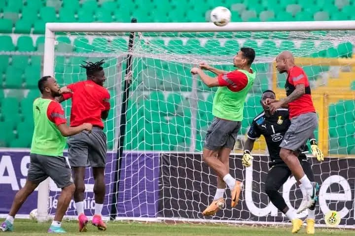 Inaki, Jordan, Salisu and other Black Stars players train hard as AFCON draws closer