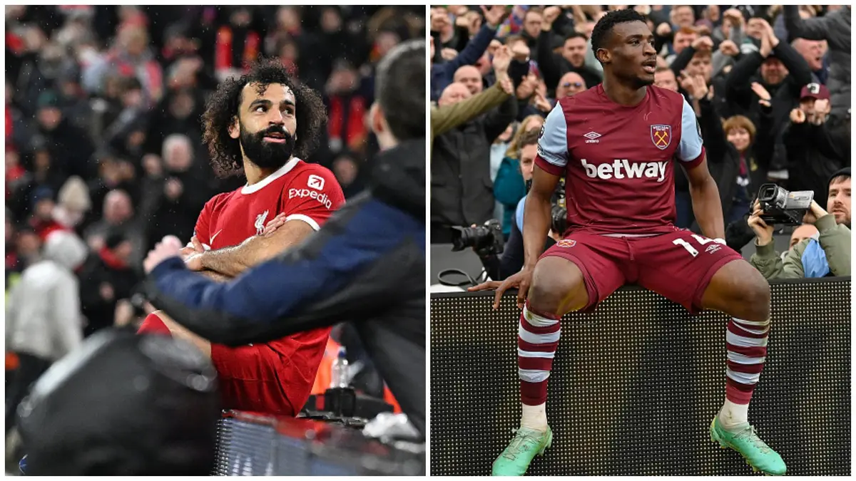 Fans are all saying the same thing as Mohamed Salah copied Kudus Iconic Celebration in Liverpool’s Victory