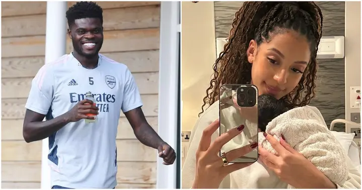 Thomas Partey welcomes his first child with his partner, Janine Mackson
