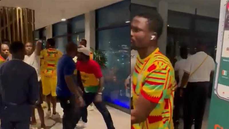Video of Ghanaian fans heavily insulting the players after the match goes viral