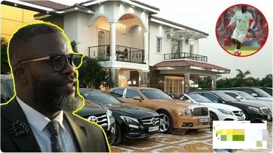 Inside sammy kuffour luxurious mansion and cars