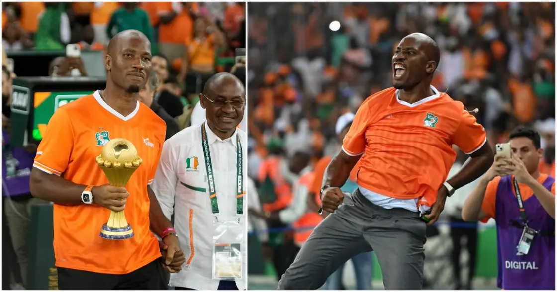 Drogba’s Jubilation When Ivory Coast Scored the Equalizer Against Nigeria Goes Viral