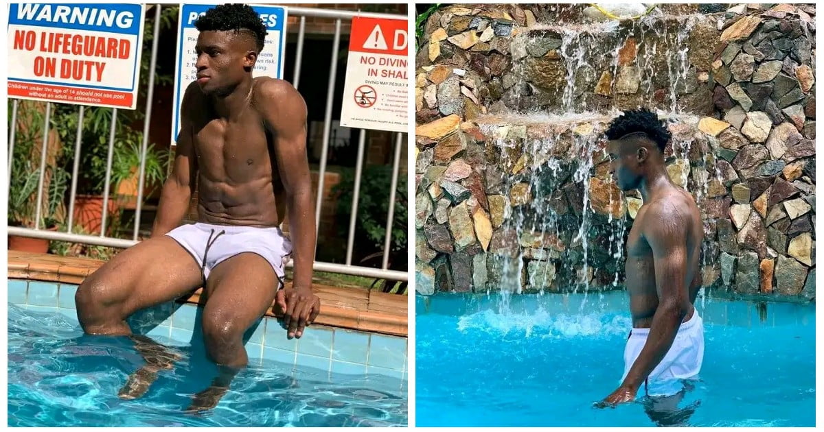 Kudus Mohammed having a good time in a swimming pool goes viral, Ghanaians react