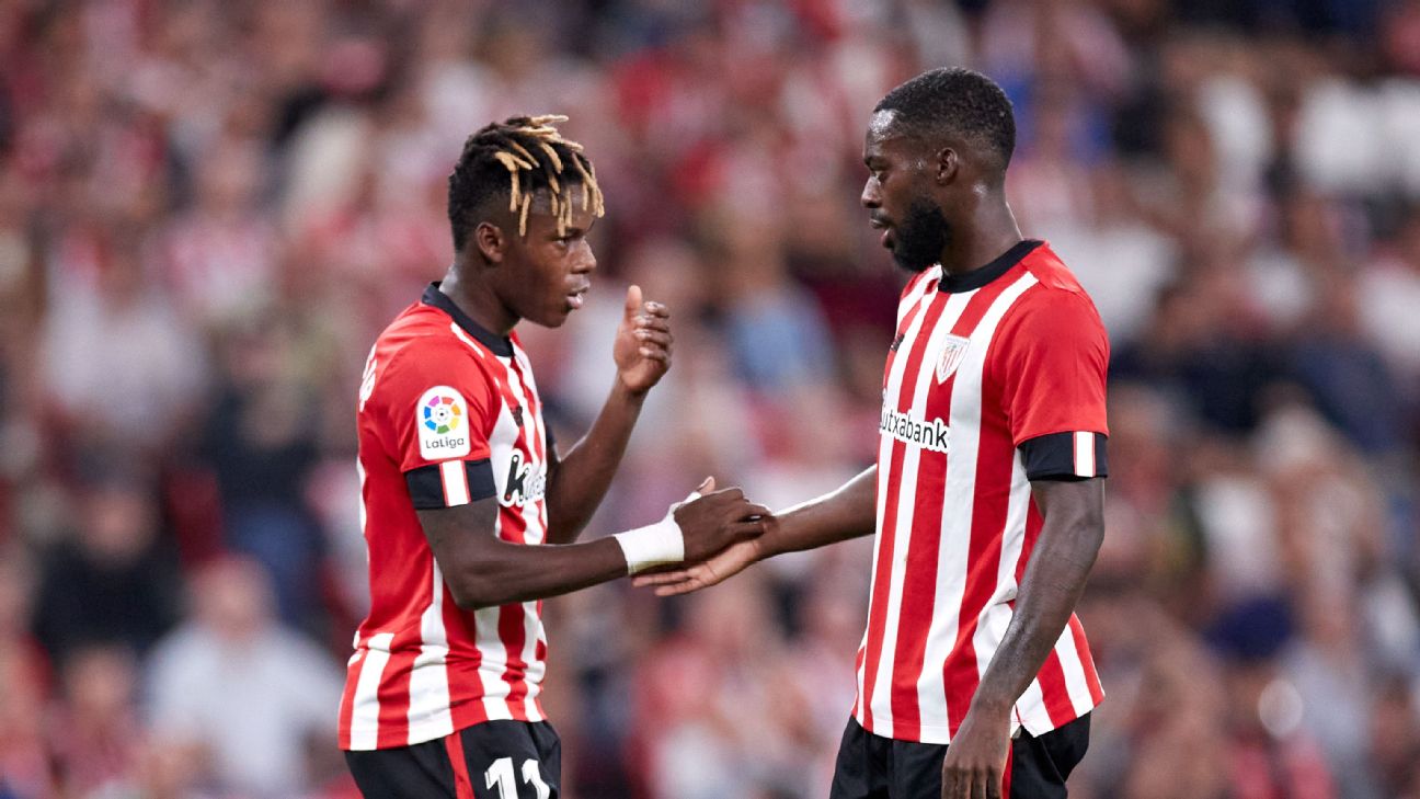 Inaki Williams breaks down in tears with his brother as they win their first trophy