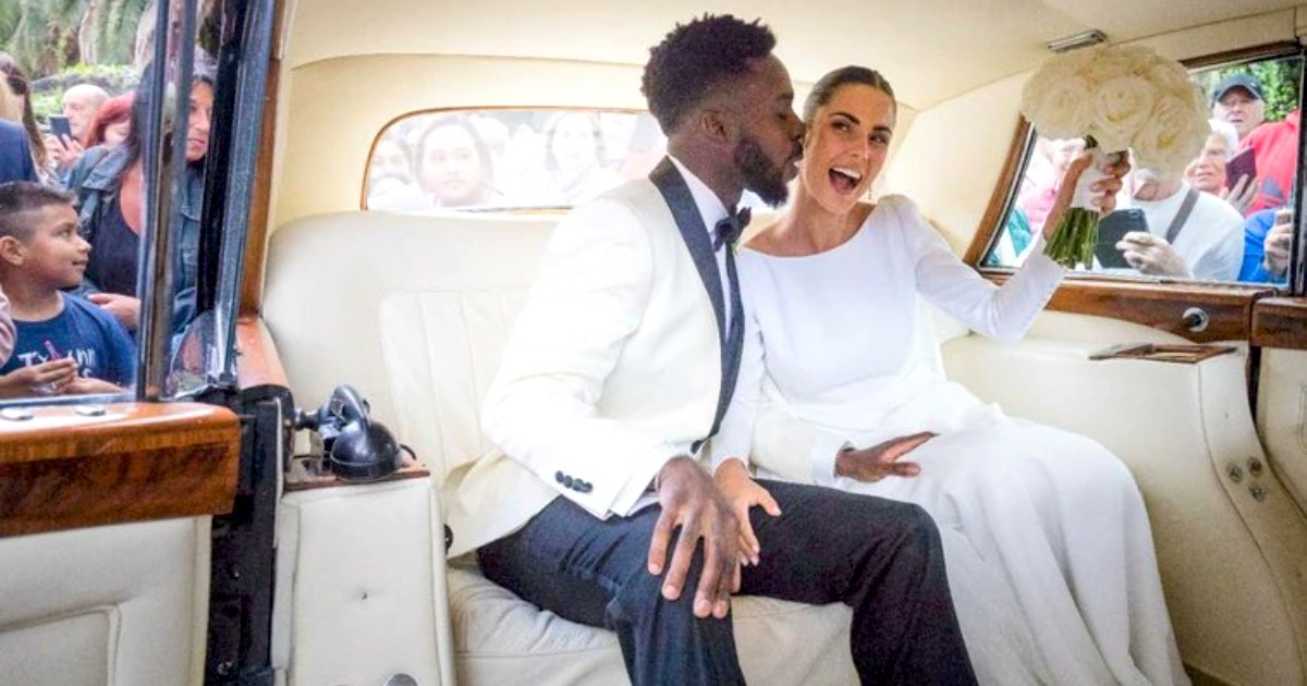 Ghanaian football star Inaki Williams has tied the knot with his longtime girlfriend, Patricia Morales
